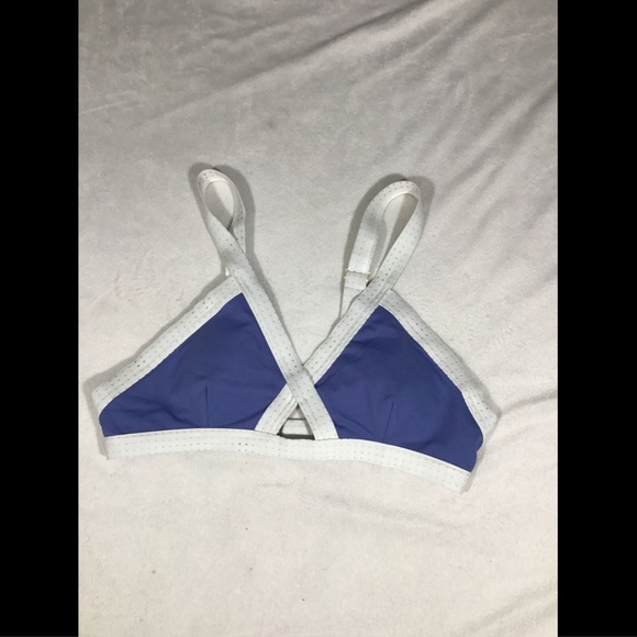 NEW Letarte Santorini Colorblock Bikini Top XS - Picture 2 of 10